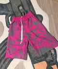 Pink graffiti dreams shorts